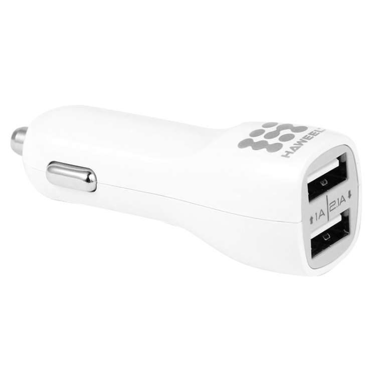 [US Warehouse] HAWEEL 3 in 1 Car Charger Kit (Dual Ports USB Car Charger + Air Vent Car Mount + 1m Micro USB & 8 Pin to USB Cable)