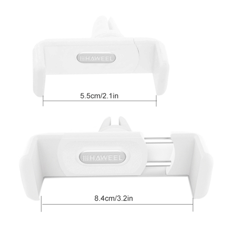 [US Warehouse] HAWEEL 3 in 1 Car Charger Kit (Dual Ports USB Car Charger + Air Vent Car Mount + 1m Micro USB & 8 Pin to USB Cable)