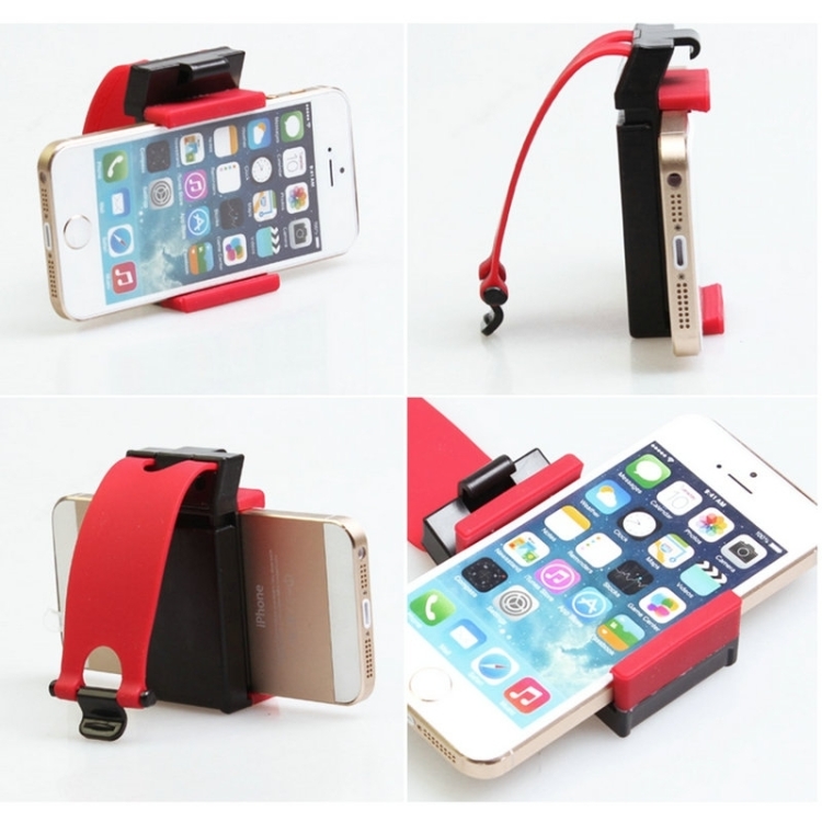 [UK Warehouse] HAWEEL Universal Car Steering Wheel Phone Mount Holder(Red)