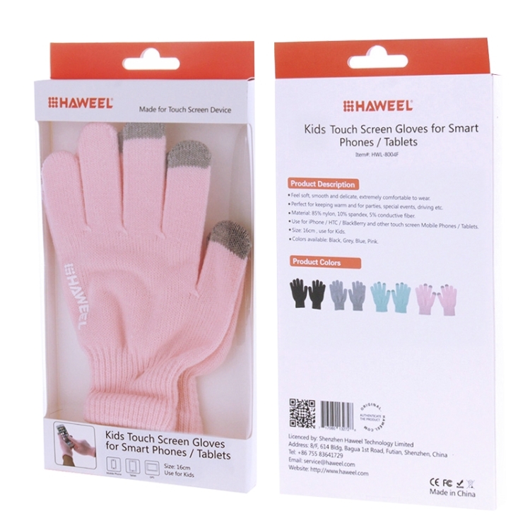 HAWEEL Three Fingers Touch Screen Gloves for Kids HAWEEL Three Fingers Touch Screen Gloves for Kids