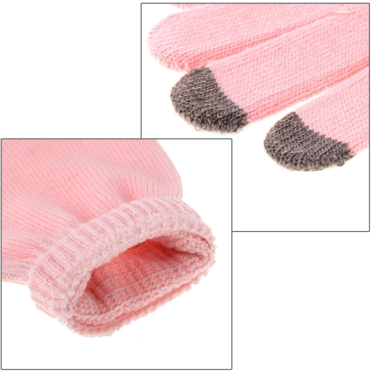 HAWEEL 19cm Three Fingers Touch Screen Gloves + DIY Christmas Decoration for Women, Christmas Decoration Random Delivery 4 PCS(Pink) HAWEEL 19cm Three Fingers Touch Screen Gloves + DIY Christmas Decoration for Women, Christmas Decoration Random Delivery 4 PCS(Pink)