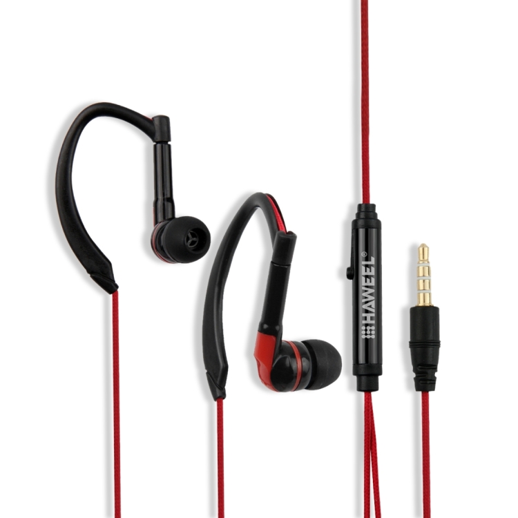 HAWEEL Weave Earhook In-ear Earphones with Mic & Line Control HAWEEL Weave Earhook In-ear Earphones with Mic & Line Control