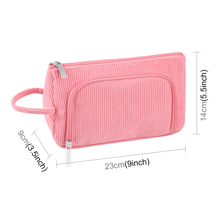 Slots Pencil Case Handy 4 Layers Zipper Colored Pen Holder Bag Large  Capacity 72 Slots for Makeup Brush Stationery Pink 