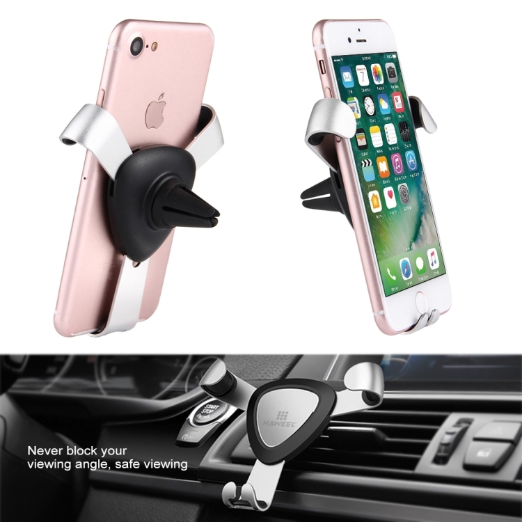 [US Warehouse] HAWEEL Triangle Design Universal Car Air Vent Phone Holder Mount
