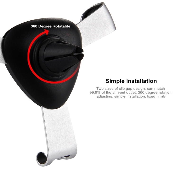[US Warehouse] HAWEEL Triangle Design Universal Car Air Vent Phone Holder Mount