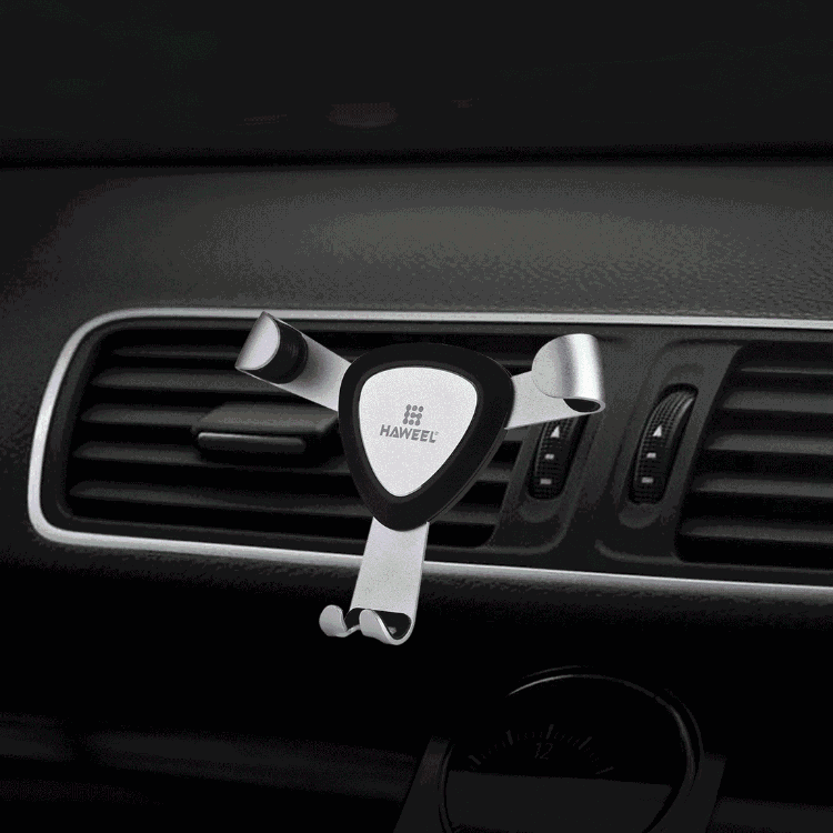 [US Warehouse] HAWEEL Triangle Design Universal Car Air Vent Phone Holder Mount