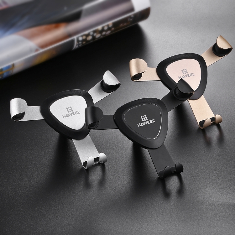 [US Warehouse] HAWEEL Triangle Design Universal Car Air Vent Phone Holder Mount