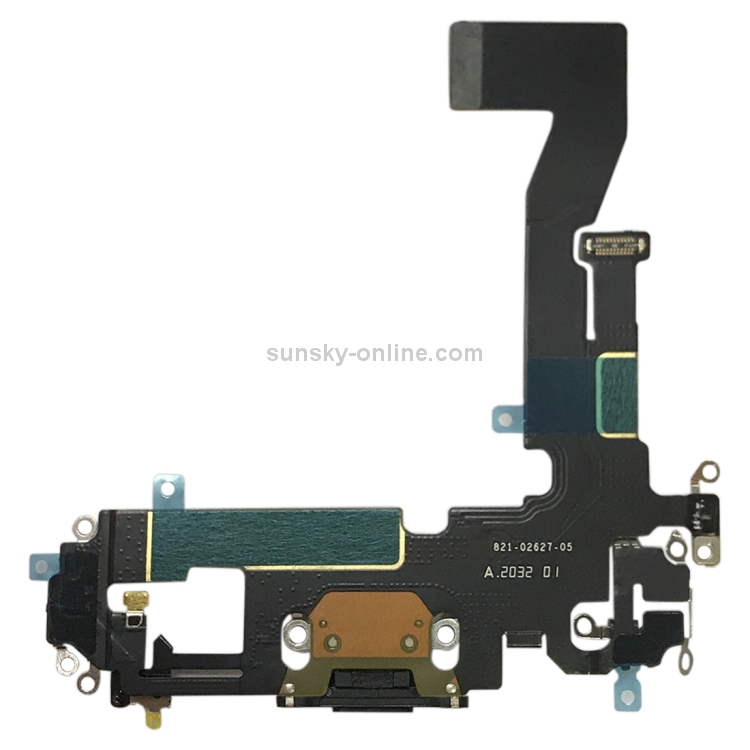 Sunsky Charging Port Flex Cable For Iphone 12 Pro Black