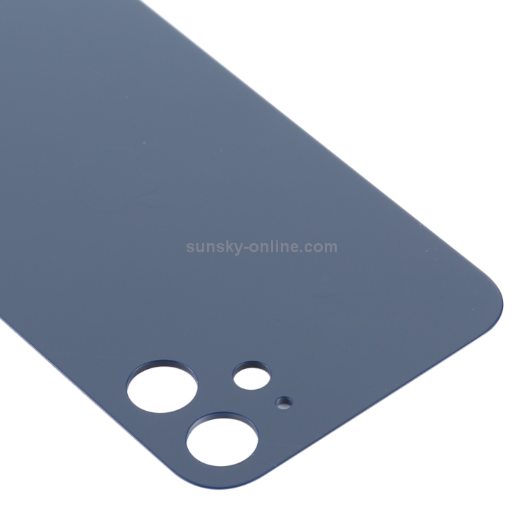 Reemplazo fácil de la tapa de la batería trasera del orificio de la cámara grande para el iPhone 12 (azul) - 4