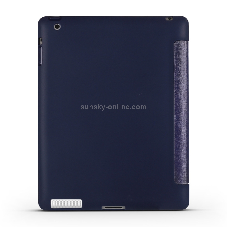 Blue Tree Pattern Horizontal Flip PU Leather Case for iPad 4 / 3 / 2, with Three-folding Holder & Honeycomb TPU Cover Blue Tree Pattern Horizontal Flip PU Leather Case for iPad 4 / 3 / 2, with Three-folding Holder & Honeycomb TPU Cover