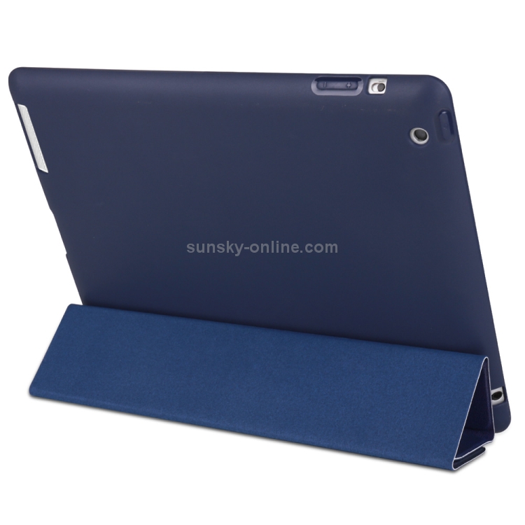 Blue Tree Pattern Horizontal Flip PU Leather Case for iPad 4 / 3 / 2, with Three-folding Holder & Honeycomb TPU Cover Blue Tree Pattern Horizontal Flip PU Leather Case for iPad 4 / 3 / 2, with Three-folding Holder & Honeycomb TPU Cover