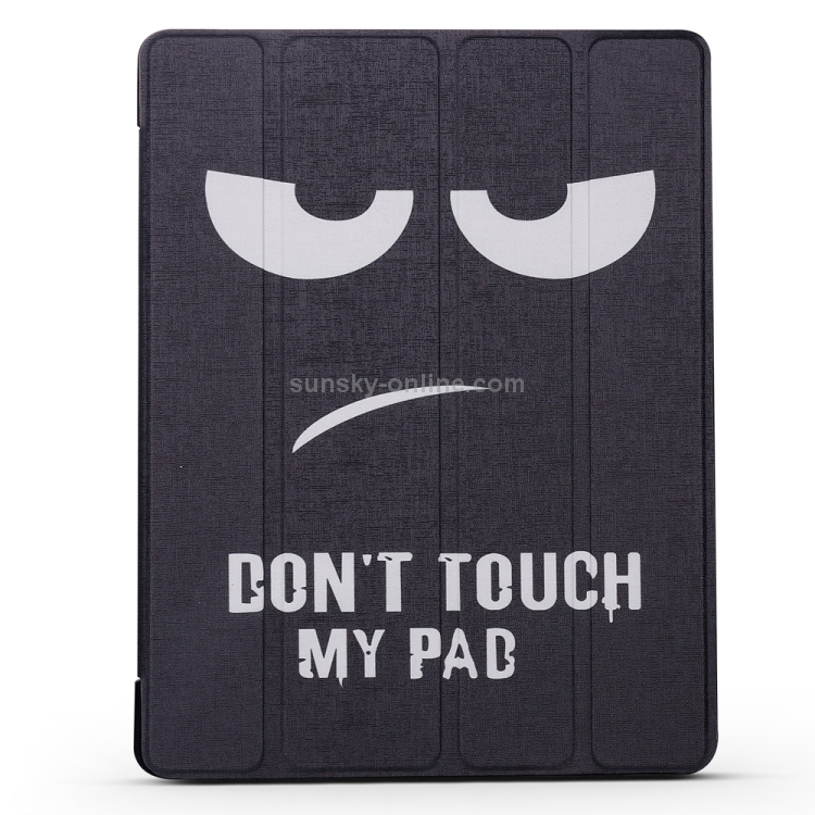 Angry Expression Pattern Horizontal Flip PU Leather Case for iPad 4 / 3 / 2, with Three-folding Holder & Honeycomb TPU Cover Angry Expression Pattern Horizontal Flip PU Leather Case for iPad 4 / 3 / 2, with Three-folding Holder & Honeycomb TPU Cover