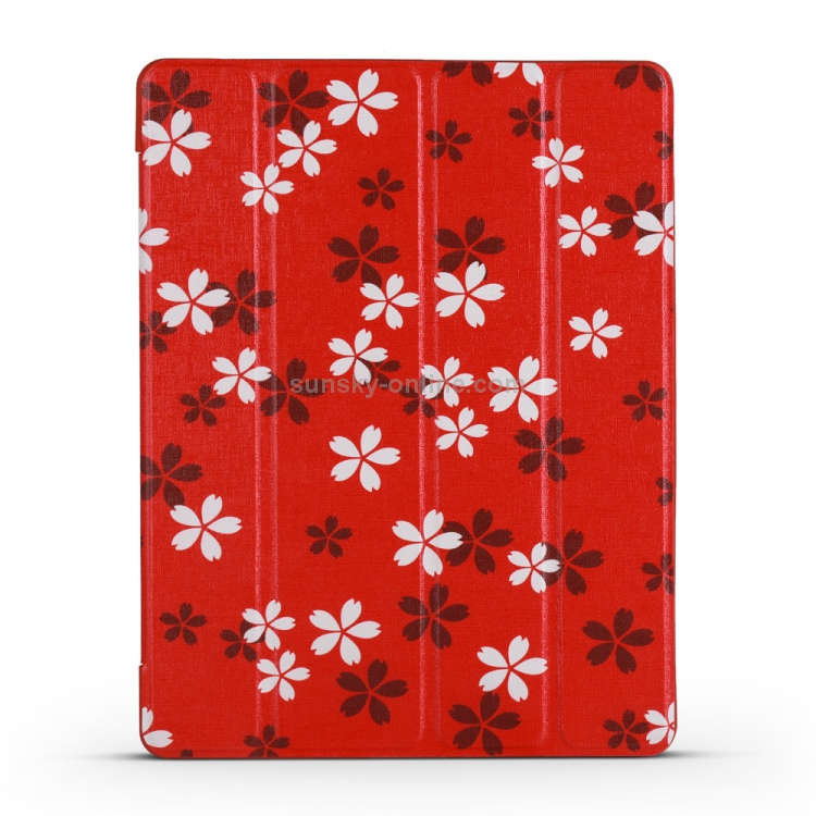 Sakura Pattern Horizontal Flip PU Leather Case for iPad 4 / 3 / 2, with Three-folding Holder & Honeycomb TPU Cover Sakura Pattern Horizontal Flip PU Leather Case for iPad 4 / 3 / 2, with Three-folding Holder & Honeycomb TPU Cover