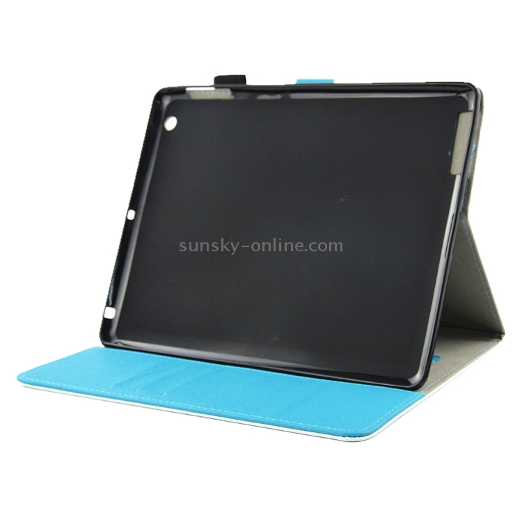 For iPad 4 / 3 / 2 Butterfly Tree Pattern Horizontal Flip Leather Case with Holder & Wallet & Card Slots & Sleep / Wake-up Function & Pen Slot For iPad 4 / 3 / 2 Butterfly Tree Pattern Horizontal Flip Leather Case with Holder & Wallet & Card Slots & Sleep / Wake-up Function & Pen Slot