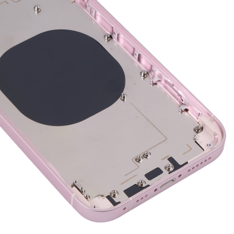Frame Back Ip14 Back Housing Cover with Appearance Imitation of iP14 for iPhone XR(Pink)