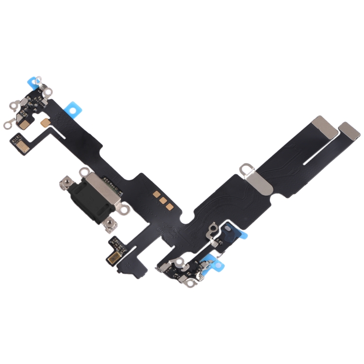 Para iPhone 14 Plus Cable flexible del puerto de carga (negro) - 1