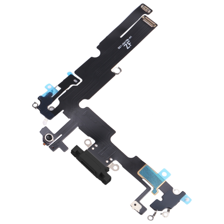 Para iPhone 14 Plus Cable flexible del puerto de carga (negro) - 2