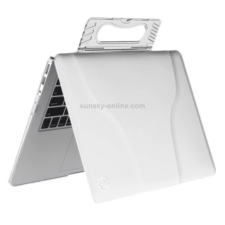 For MacBook Air 13.3 inch A1466 2012-2017 / A1369 2010-2012 Multi-function Ultra-thin Translucent Heat Dissipation Laptop PC Protective Case with Holder & Handle & Slip-resistant Feet(Transparent) For MacBook Air 13.3 inch A1466 2012-2017 / A1369 2010-2012 Multi-function Ultra-thin Translucent Heat Dissipation Laptop PC Protective Case with Holder & Handle & Slip-resistant Feet(Transparent)