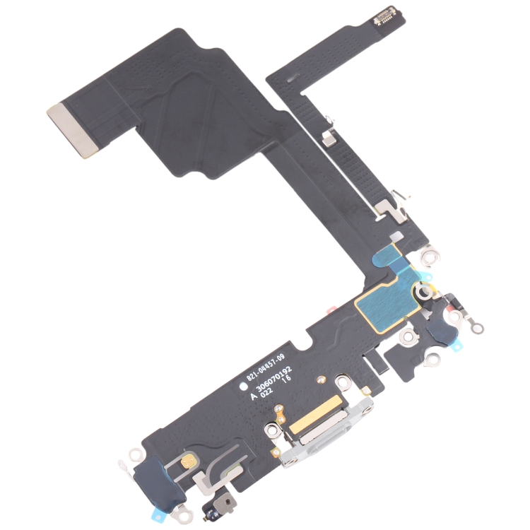 Para iPhone 15 Pro Cable flexible de puerto de carga original (blanco) - 2