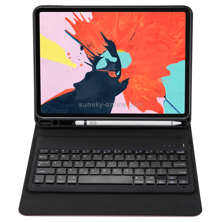 K01 Ultra-thin One-piece Bluetooth Keyboard Tablet Case for iPad Pro 11 inch (2018), with Bracket Function(Black) K01 Ultra-thin One-piece Bluetooth Keyboard Tablet Case for iPad Pro 11 inch (2018), with Bracket Function(Black)