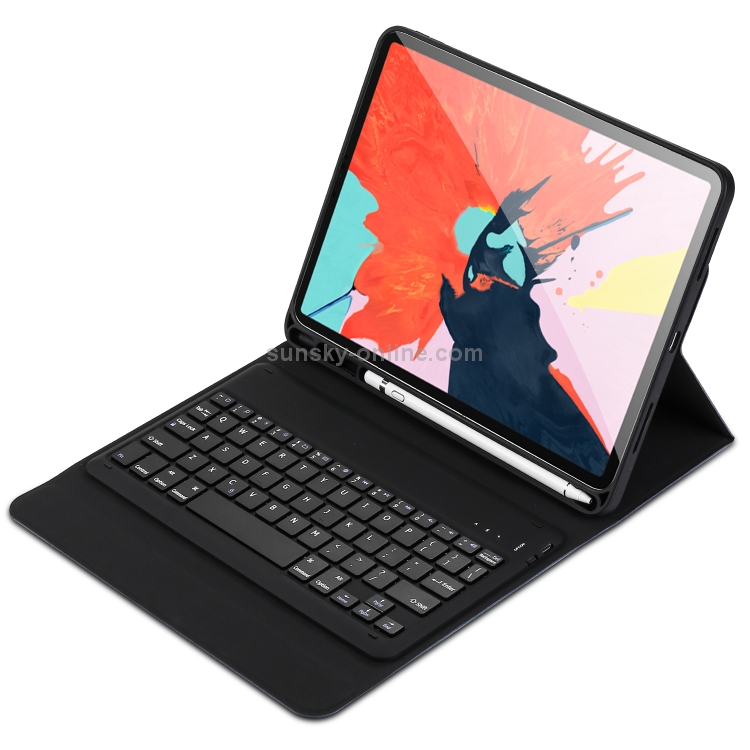 K01 Ultra-thin One-piece Bluetooth Keyboard Tablet Case for iPad Pro 11 inch (2018), with Bracket Function(Black) K01 Ultra-thin One-piece Bluetooth Keyboard Tablet Case for iPad Pro 11 inch (2018), with Bracket Function(Black)