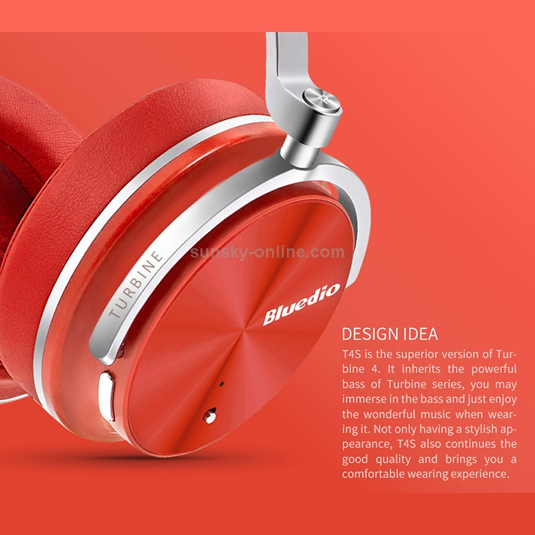 Bluedio T4S Noise Cancelling Wireless Bluetooth Stereo