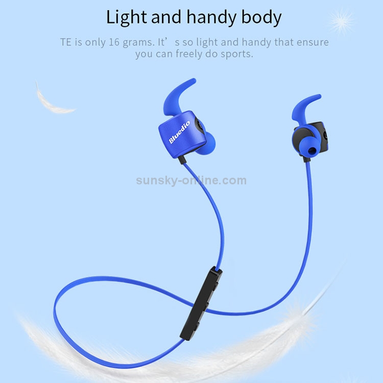 Bluedio TE Bluetooth 4.1 Wireless Sports Headphones Sweatproof Running Earbuds with Mic Bluedio TE Bluetooth 4.1 Wireless Sports Headphones Sweatproof Running Earbuds with Mic