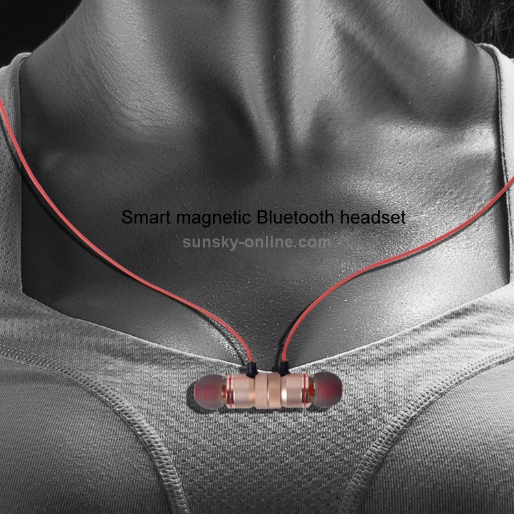Magnetic Suction Wireless Bluetooth In-Ear Headphone Sports Headset with Mic Magnetic Suction Wireless Bluetooth In-Ear Headphone Sports Headset with Mic