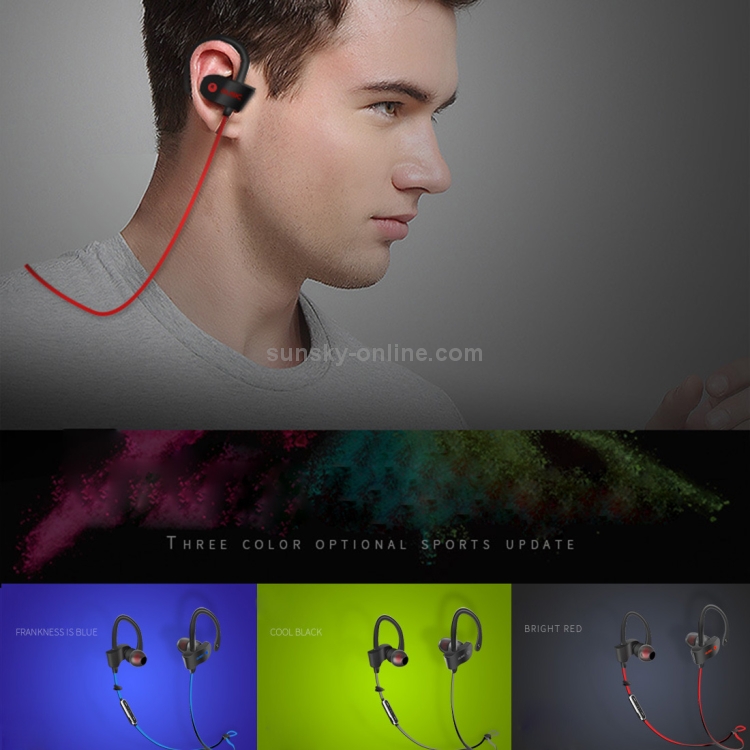 Ear Hooks Stereo Sports Wireless Bluetooth Earphones, with Mic Support  1 Connect 2 Function