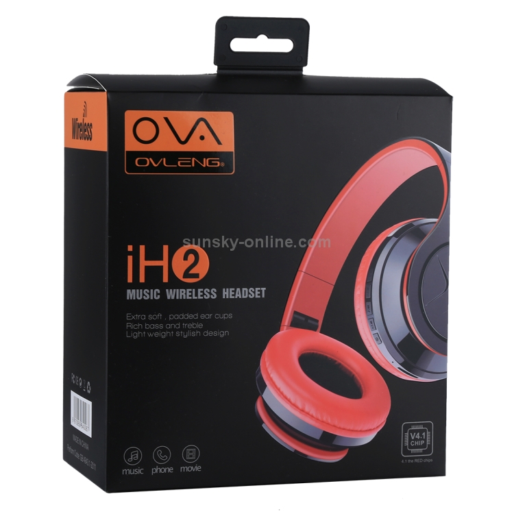 OVLENG iH2 Bluetooth Wireless Stereo Music Headset with Mic OVLENG iH2 Bluetooth Wireless Stereo Music Headset with Mic
