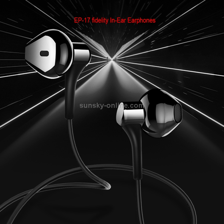 USAMS EP-17 ABS + TPE 3.5mm In-Ear Wired Stereo Earphone USAMS EP-17 ABS + TPE 3.5mm In-Ear Wired Stereo Earphone