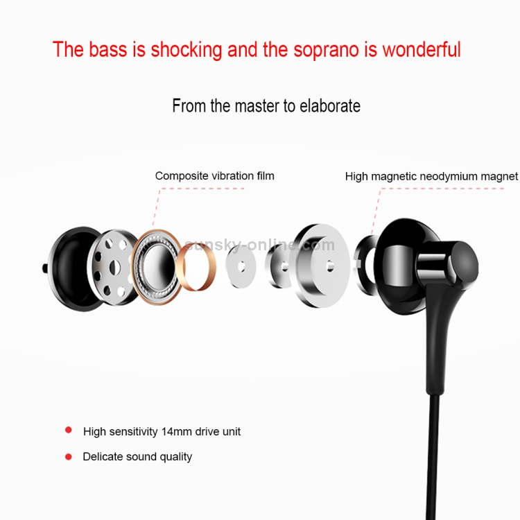 USAMS EP-17 ABS + TPE 3.5mm In-Ear Wired Stereo Earphone USAMS EP-17 ABS + TPE 3.5mm In-Ear Wired Stereo Earphone