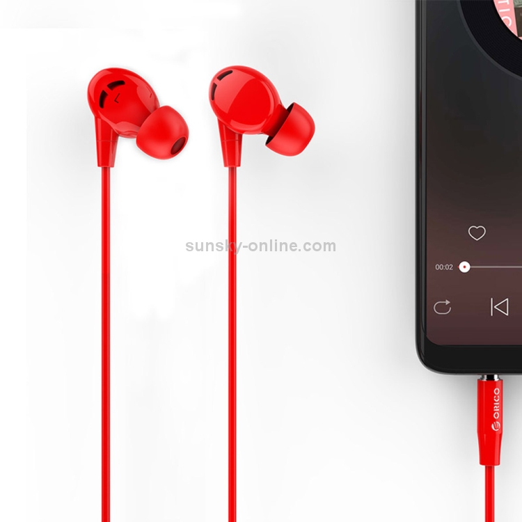 ORICO SOUNDPLUS-RP1 1.2m In-Ear Music Headphones with Mic ORICO SOUNDPLUS-RP1 1.2m In-Ear Music Headphones with Mic
