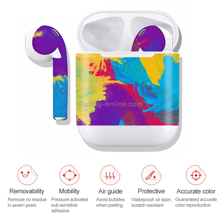 DRAP-508 Airpods Earphones Full Coverage Sticker Earphone Box Anti-lost Protective Film DRAP-508 Airpods Earphones Full Coverage Sticker Earphone Box Anti-lost Protective Film