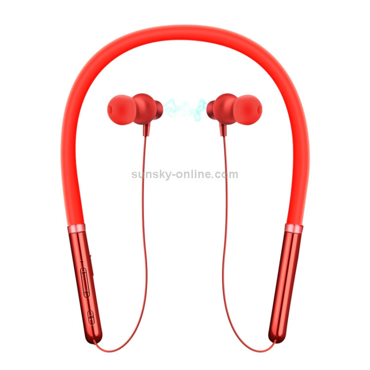 Q30 Neck Hanging Type Sport Bass Stereophonic Magnetic Attraction Bluetooth V5.0 Bluetooth Headphone(Red) Q30 Neck Hanging Type Sport Bass Stereophonic Magnetic Attraction Bluetooth V5.0 Bluetooth Headphone(Red)