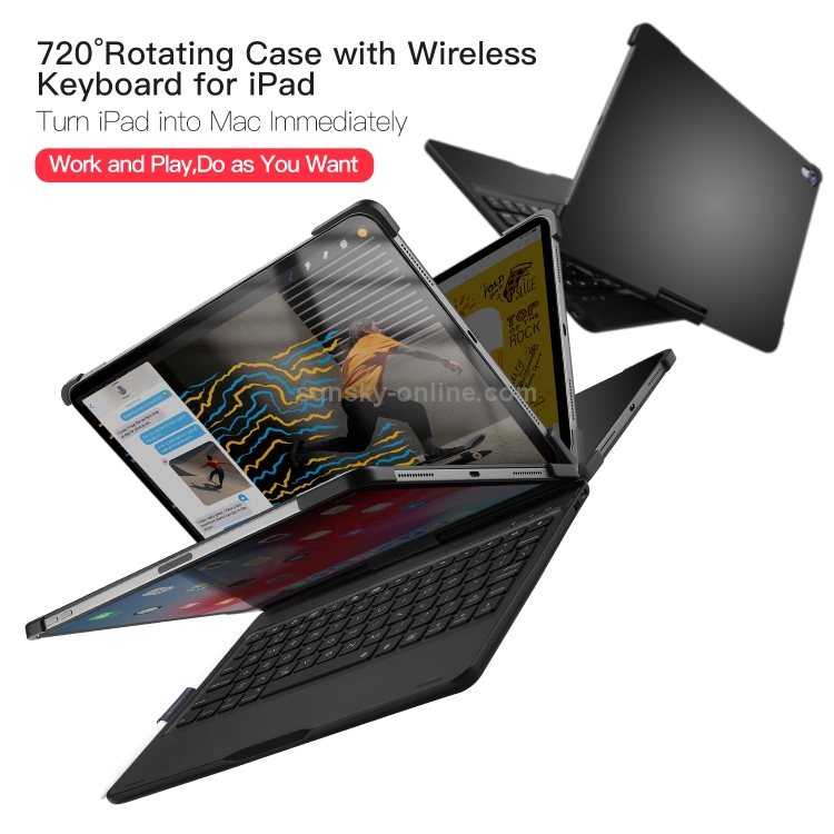 DUX DUCIS Ultra-thin ABS Wireless Keyboard Tablet Case for iPad Pro 11 inch(Black) DUX DUCIS Ultra-thin ABS Wireless Keyboard Tablet Case for iPad Pro 11 inch(Black)
