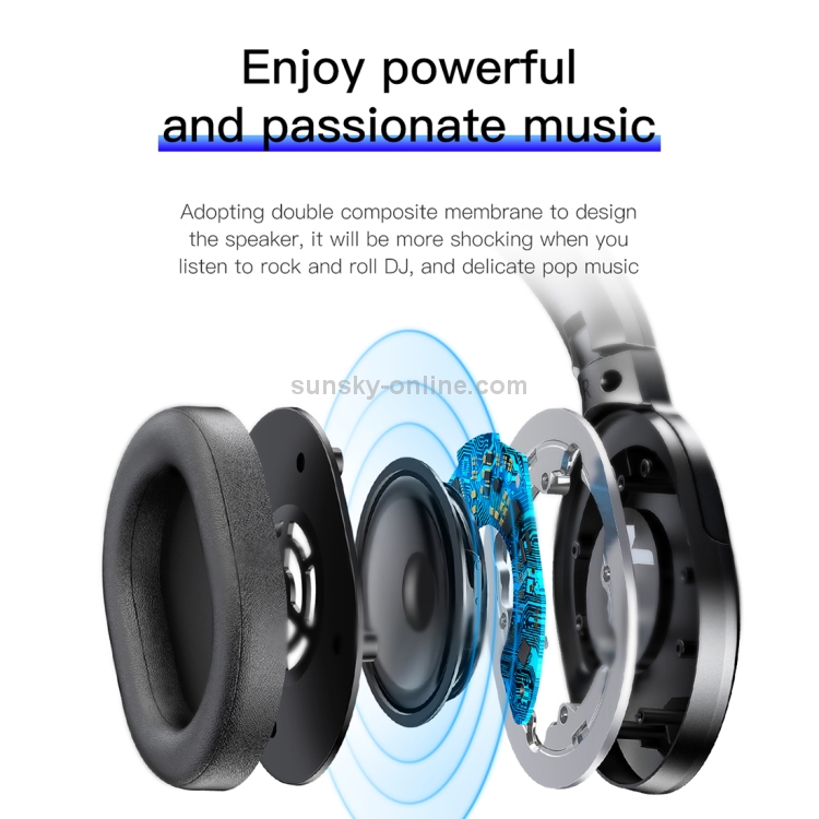 Baseus Encok D02 Bluetooth 5.0 Subwoofer Foldable Wireless Bluetooth Headset for Mobile Devices with Bluetooth, with Microphone & 3.5mm Jack(Black) Baseus Encok D02 Bluetooth 5.0 Subwoofer Foldable Wireless Bluetooth Headset for Mobile Devices with Bluetooth, with Microphone & 3.5mm Jack(Black)