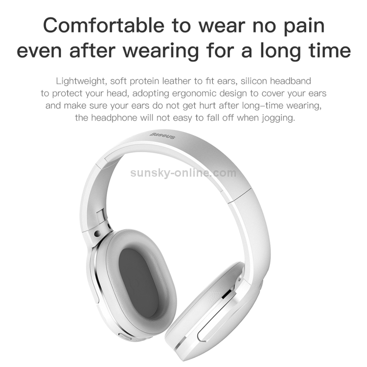 Baseus Encok D02 Bluetooth 5.0 Subwoofer Foldable Wireless Bluetooth Headset for Mobile Devices with Bluetooth, with Microphone & 3.5mm Jack(Black) Baseus Encok D02 Bluetooth 5.0 Subwoofer Foldable Wireless Bluetooth Headset for Mobile Devices with Bluetooth, with Microphone & 3.5mm Jack(Black)