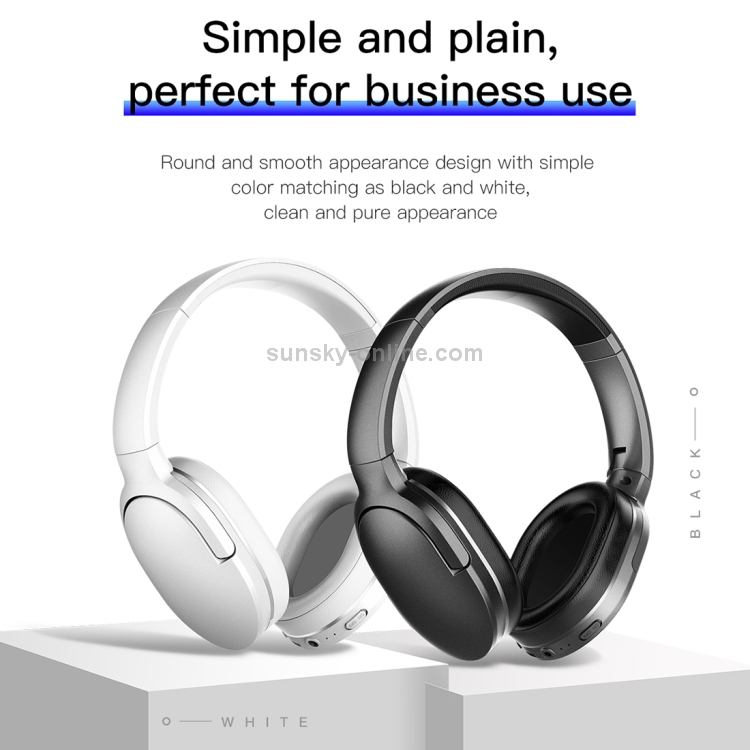 Baseus Encok D02 Bluetooth 5.0 Subwoofer Foldable Wireless Bluetooth Headset for Mobile Devices with Bluetooth, with Microphone & 3.5mm Jack(Black) Baseus Encok D02 Bluetooth 5.0 Subwoofer Foldable Wireless Bluetooth Headset for Mobile Devices with Bluetooth, with Microphone & 3.5mm Jack(Black)