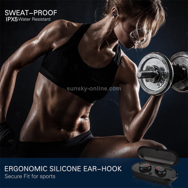 TWS Binaural Wireless Touch Sensing Bluetooth Headset(Black) TWS Binaural Wireless Touch Sensing Bluetooth Headset(Black)