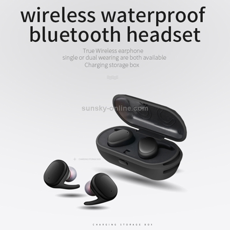 TWS Binaural Wireless Touch Sensing Bluetooth Headset(Black) TWS Binaural Wireless Touch Sensing Bluetooth Headset(Black)