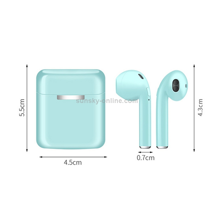 i20 Wireless Bullet Window TWS Bluetooth 5.0 Headset(White)