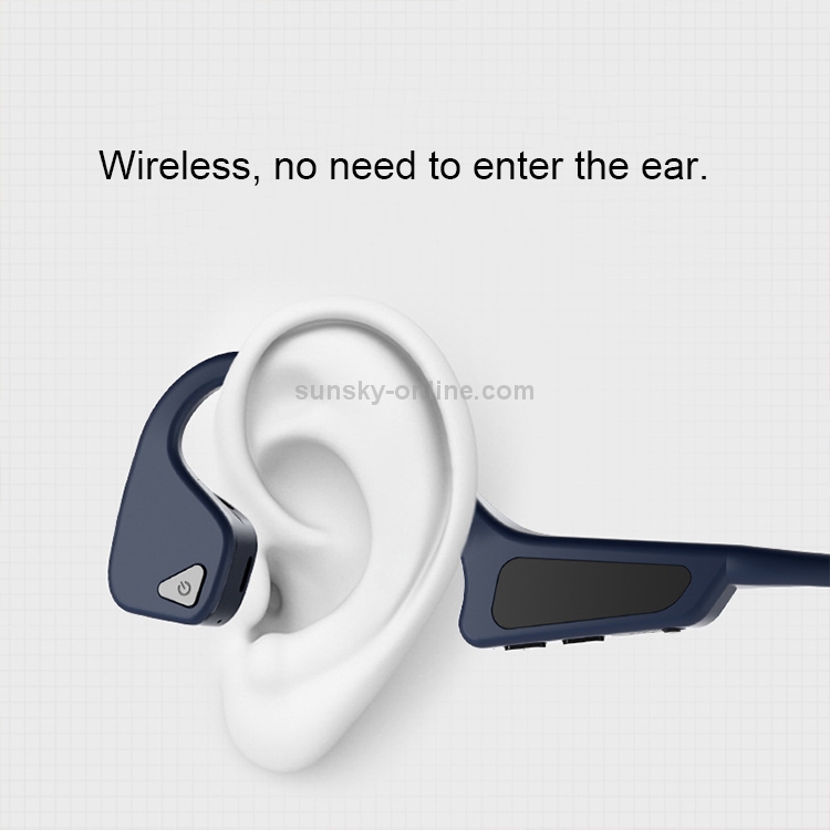 G18 Bone Conduction Hanging Ear Motion Biaural Bluetooth 5.0 Wireless Headset(Blue) G18 Bone Conduction Hanging Ear Motion Biaural Bluetooth 5.0 Wireless Headset(Blue)