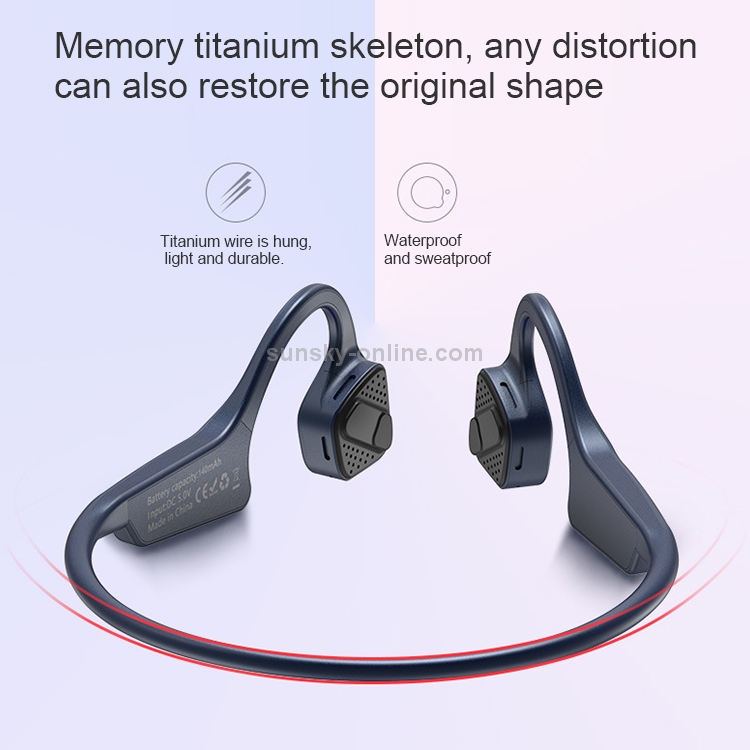 G18 Bone Conduction Hanging Ear Motion Biaural Bluetooth 5.0 Wireless Headset(Blue) G18 Bone Conduction Hanging Ear Motion Biaural Bluetooth 5.0 Wireless Headset(Blue)