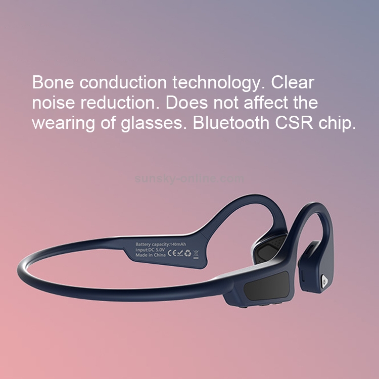 G18 Bone Conduction Hanging Ear Motion Biaural Bluetooth 5.0 Wireless Headset(Blue) G18 Bone Conduction Hanging Ear Motion Biaural Bluetooth 5.0 Wireless Headset(Blue)