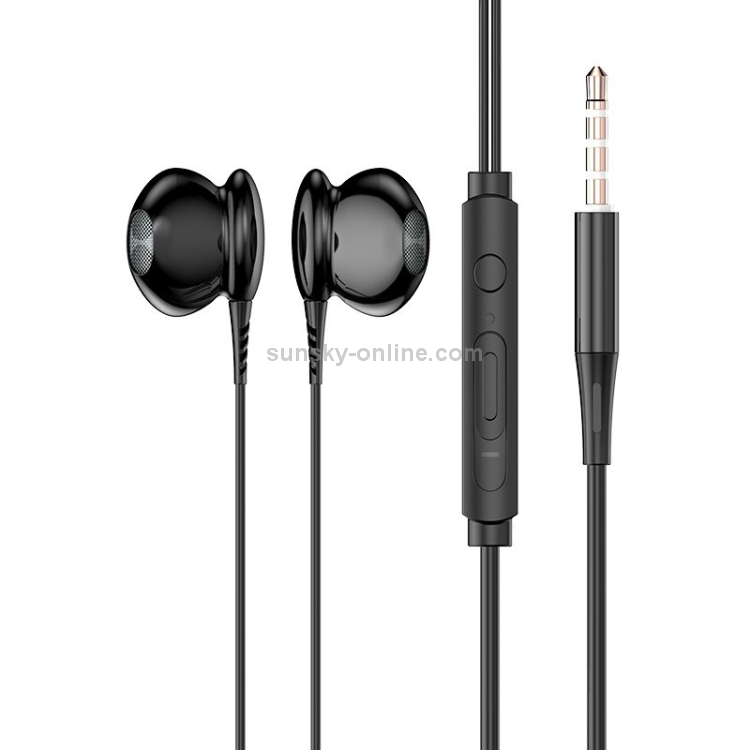 TOTUDESIGN EAVA-026 Grace Series Lossless Stereo Sound Wired Headset (Black) TOTUDESIGN EAVA-026 Grace Series Lossless Stereo Sound Wired Headset (Black)