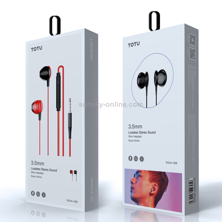 TOTUDESIGN EAVA-026 Grace Series Lossless Stereo Sound Wired Headset (Black) TOTUDESIGN EAVA-026 Grace Series Lossless Stereo Sound Wired Headset (Black)