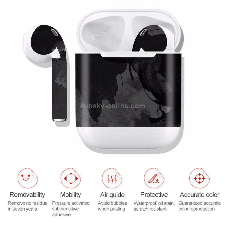 DRAP-501 Airpods Earphones Full Coverage Sticker Earphone Box Anti-lost Protective Film DRAP-501 Airpods Earphones Full Coverage Sticker Earphone Box Anti-lost Protective Film