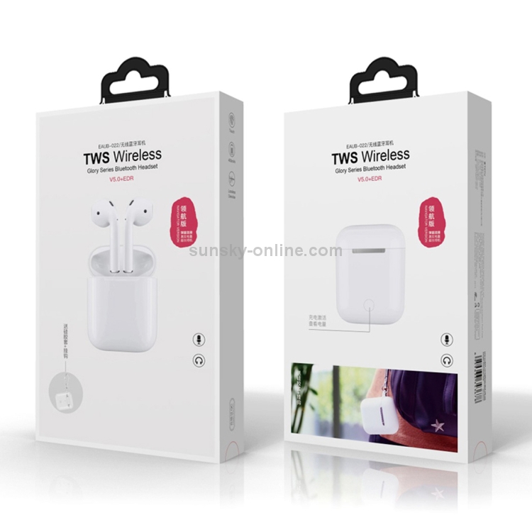 TOTUDESIGN EAUB-022 Glory Series Bluetooth 5.0 TWS Wireless Bluetooth Headset, Navigator Version(White) TOTUDESIGN EAUB-022 Glory Series Bluetooth 5.0 TWS Wireless Bluetooth Headset, Navigator Version(White)