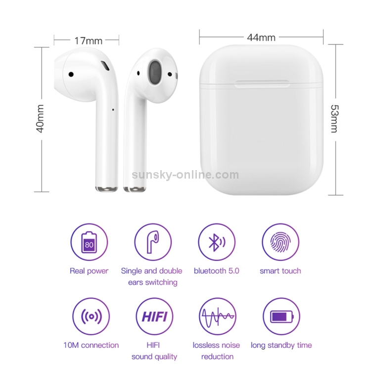TOTUDESIGN EAUB-022 Glory Series Bluetooth 5.0 TWS Wireless Bluetooth Headset, Navigator Version(White) TOTUDESIGN EAUB-022 Glory Series Bluetooth 5.0 TWS Wireless Bluetooth Headset, Navigator Version(White)